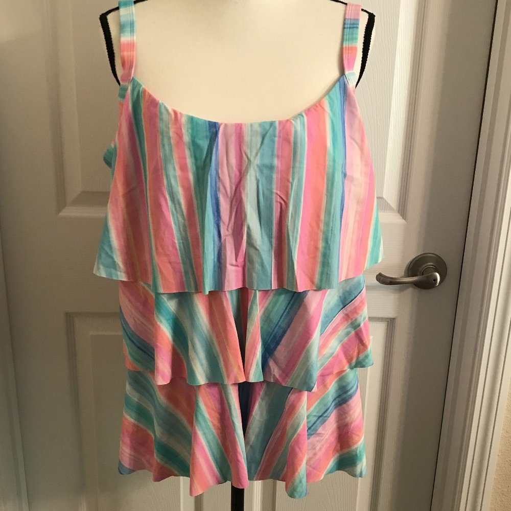 Beach House Tankini Swim Top 20W